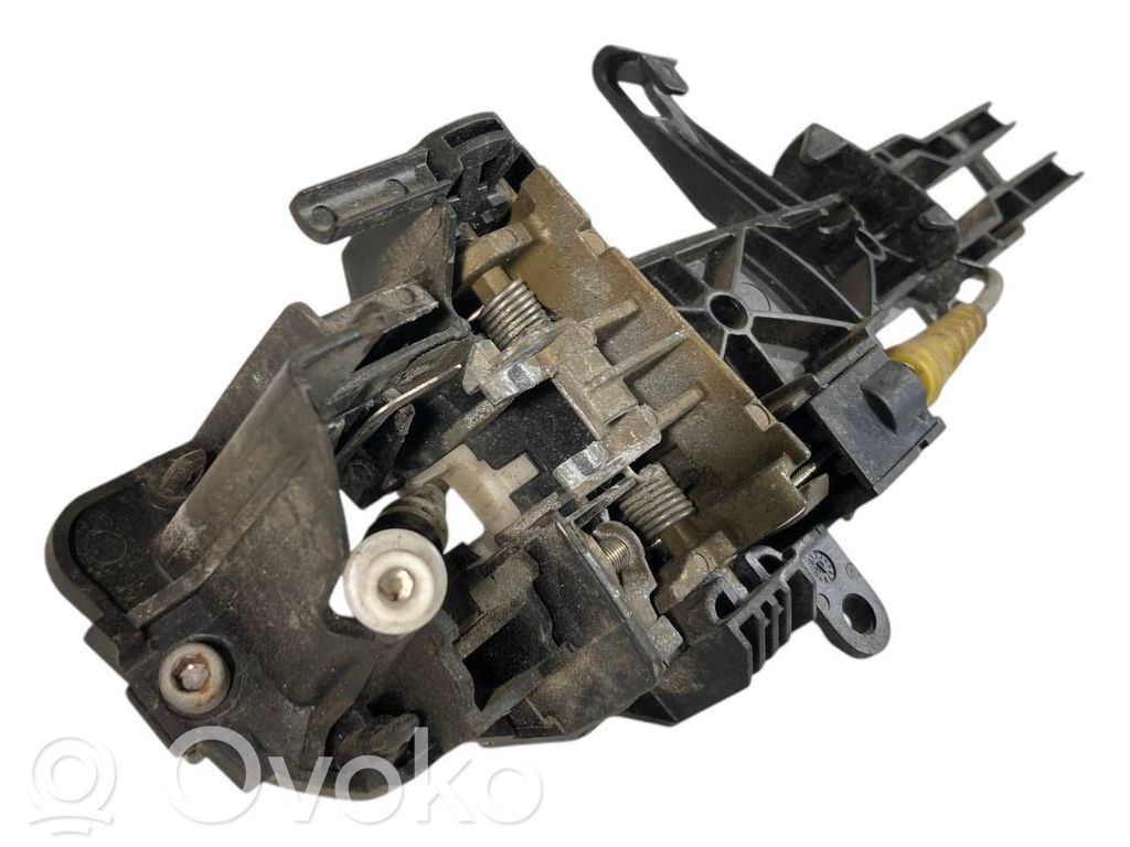 Holder/bracket for external opening handle at the front