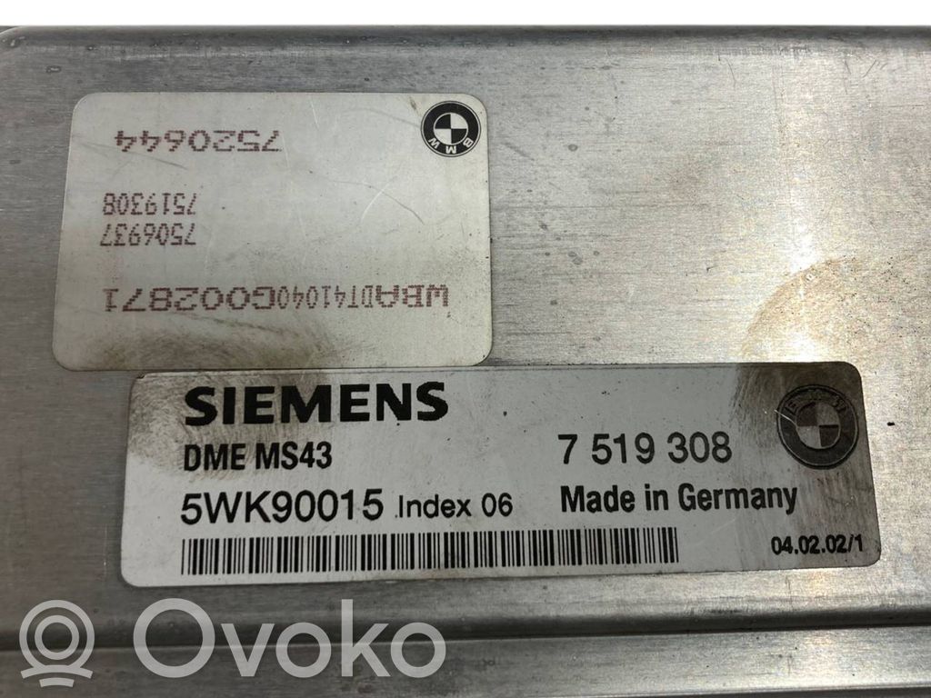 Aizdedzes ECU komplekts