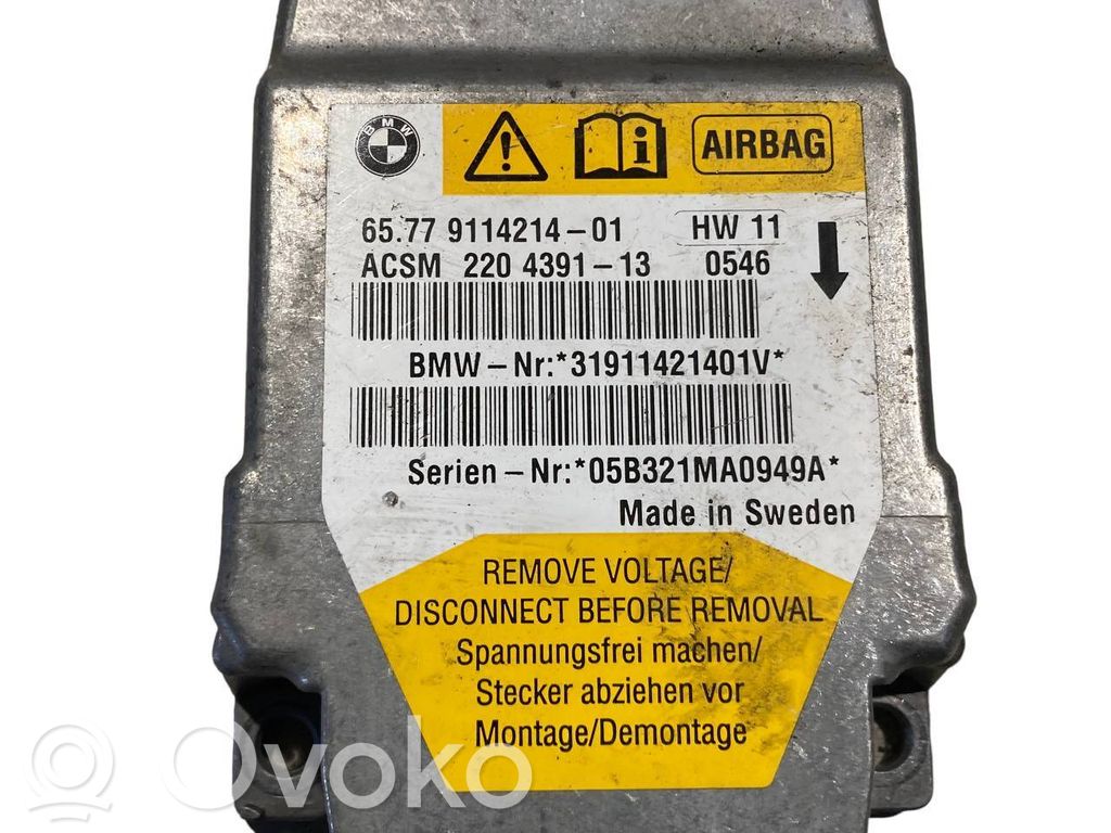 Airbag control unit