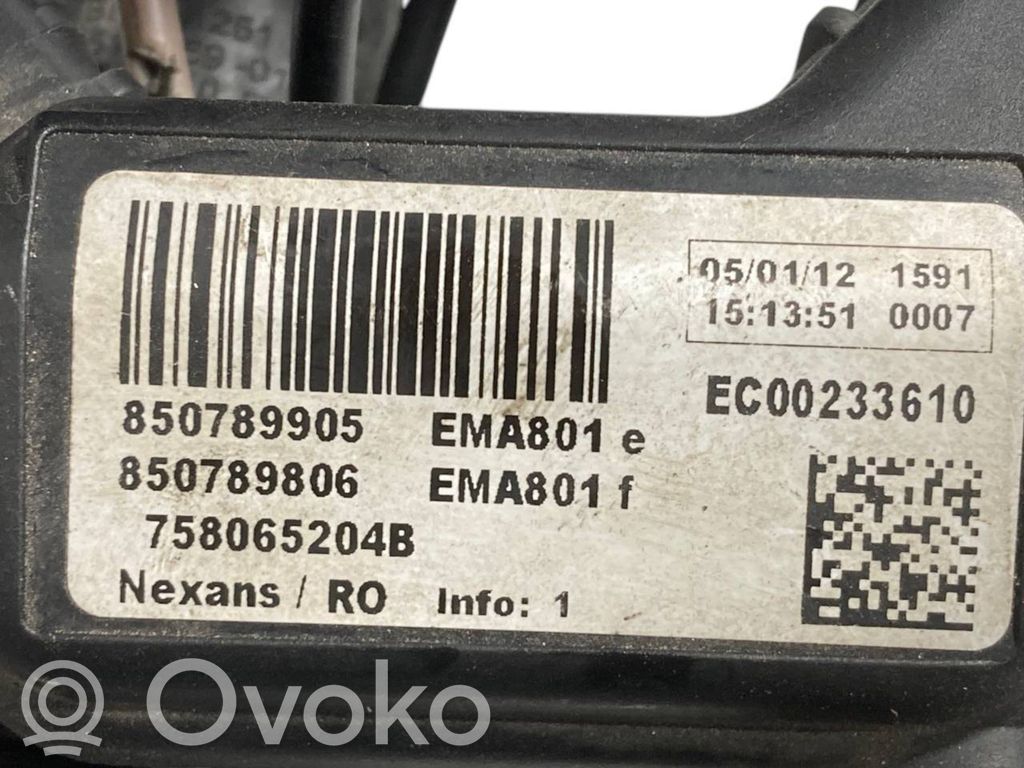 Dzinēja vadu instalācija