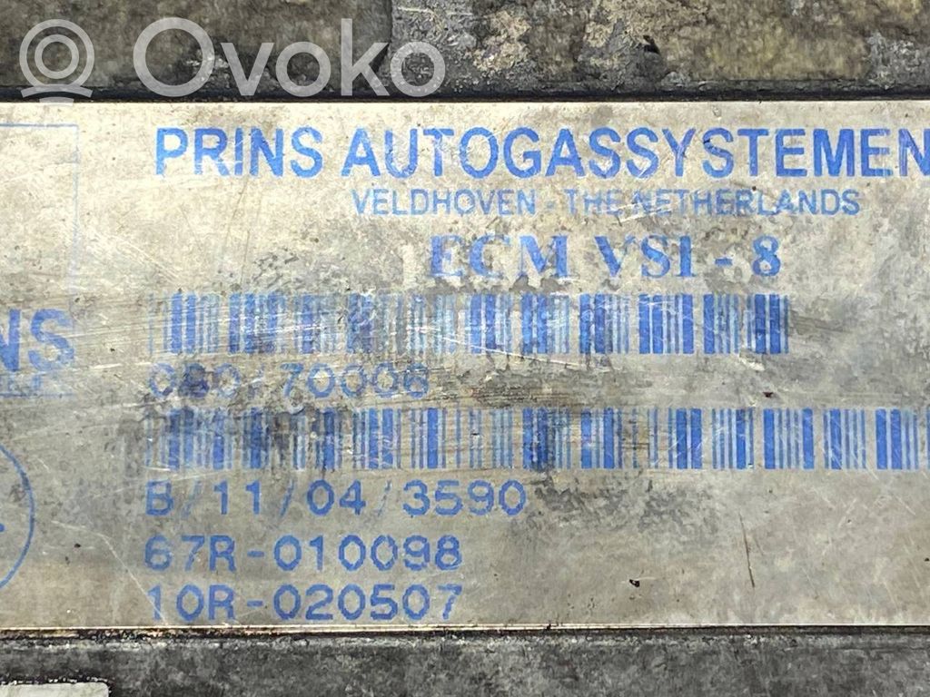 Gāzes iekārtas vadības bloks