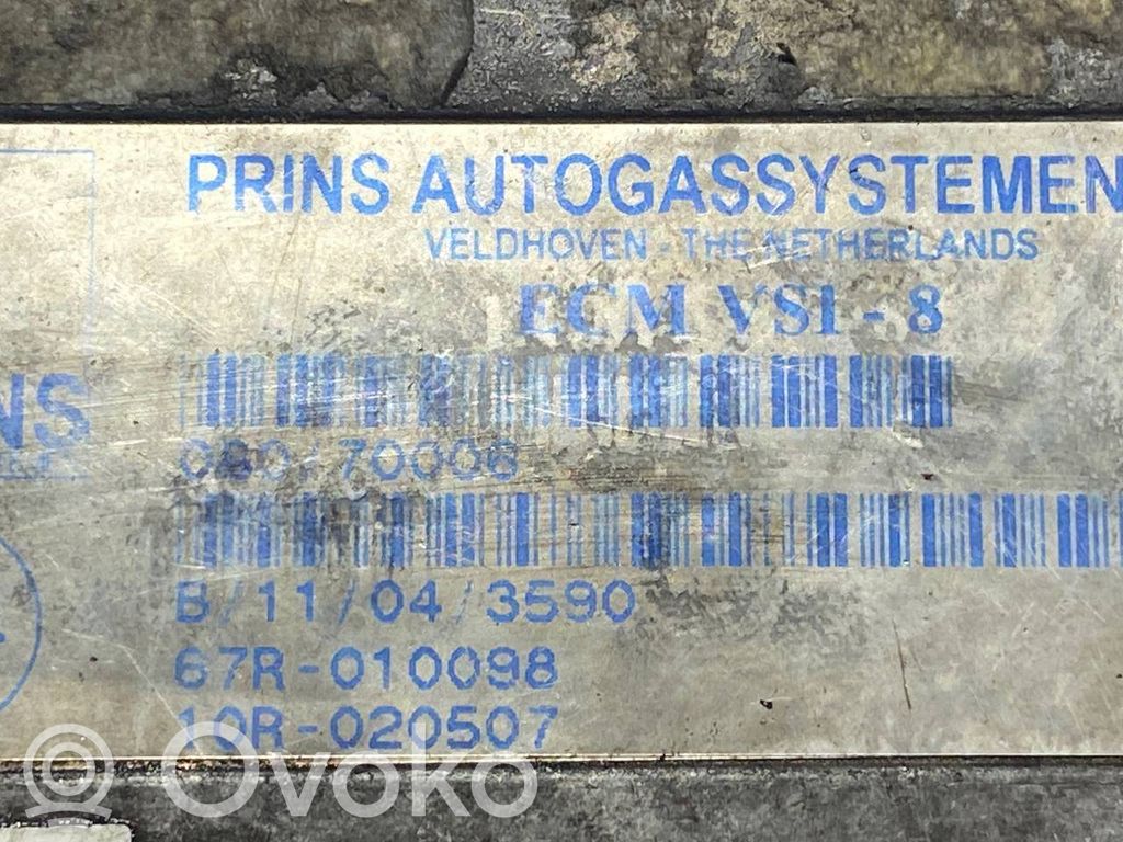 Gāzes iekārtas vadības bloks