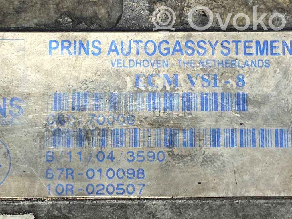 Gāzes iekārtas vadības bloks