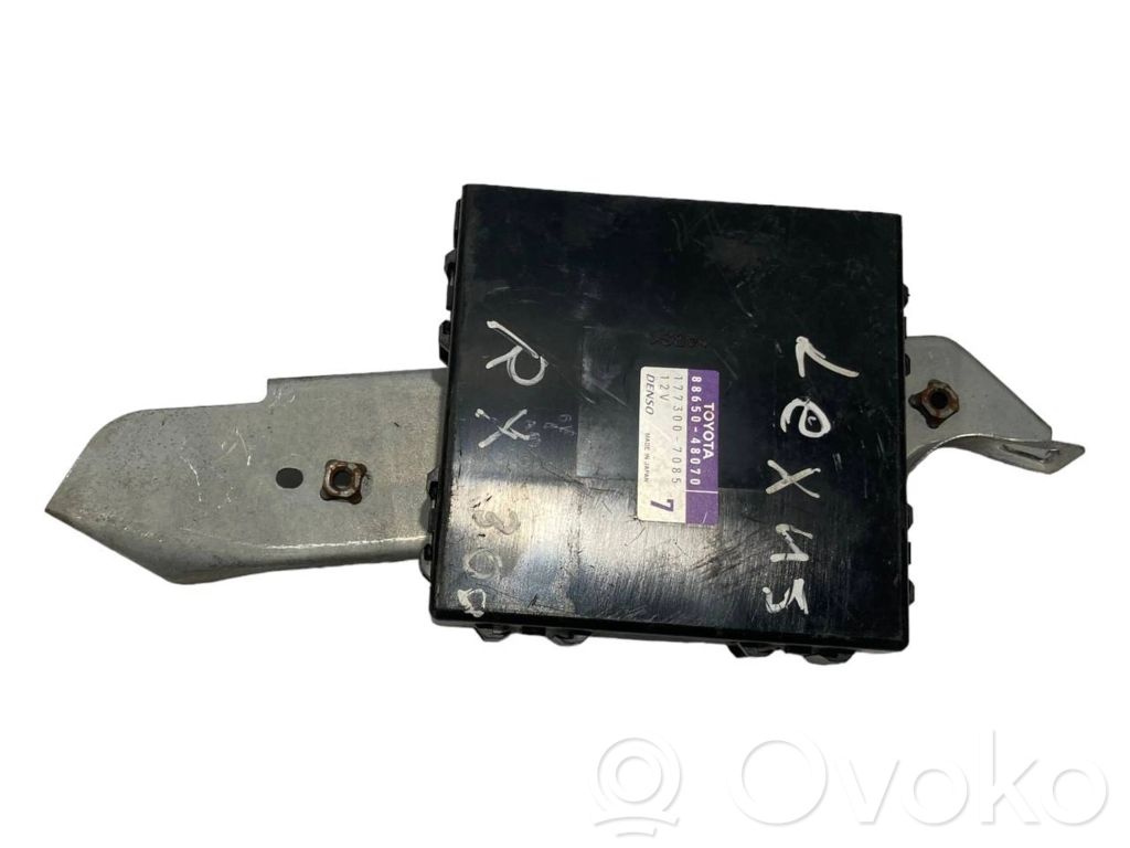 Air conditioning/interior heating control unit