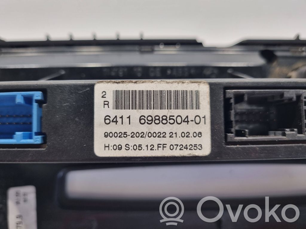 Gaisa kondicioniera / klimata kontroles / salona apsildes vadības bloks (salonā)