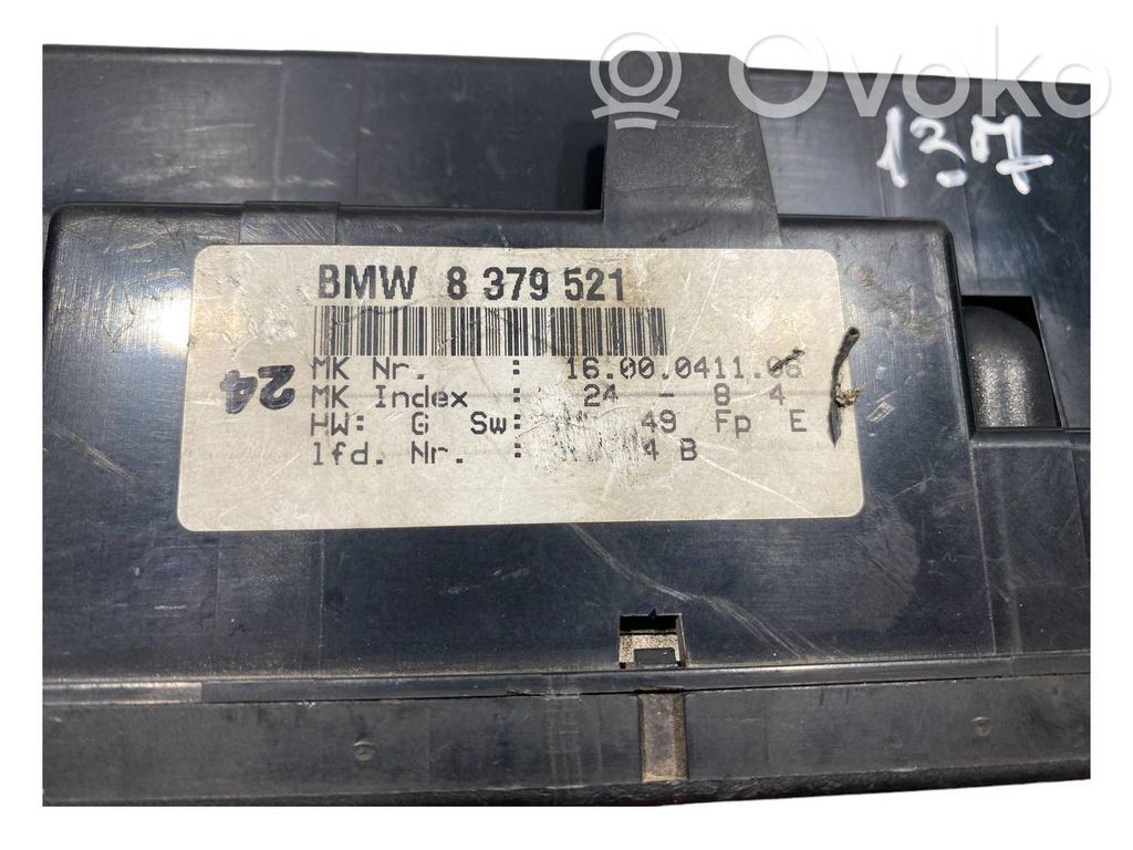 Gaisa kondicioniera / klimata kontroles / salona apsildes vadības bloks (salonā)