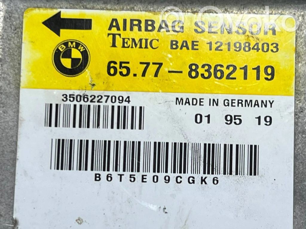 Gaisa spilvenu vadības bloks