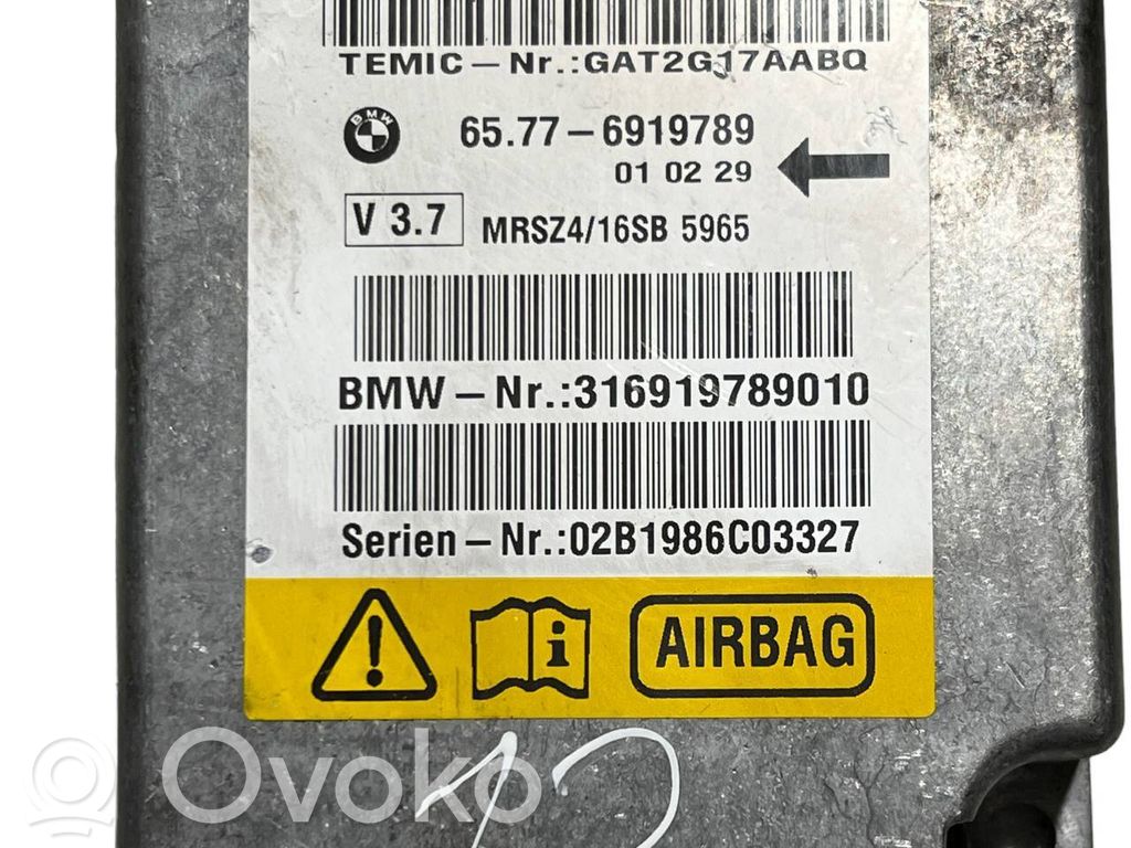 Gaisa spilvenu vadības bloks