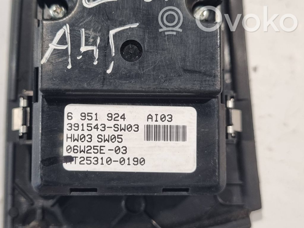 Power window switch