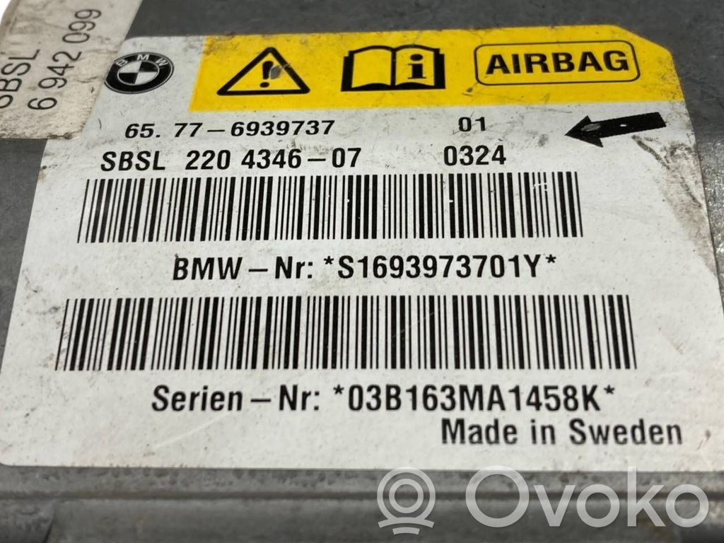 Gaisa spilvenu vadības bloks