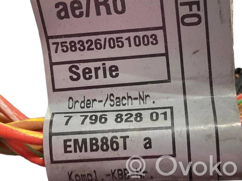 Dzinēja vadu instalācija