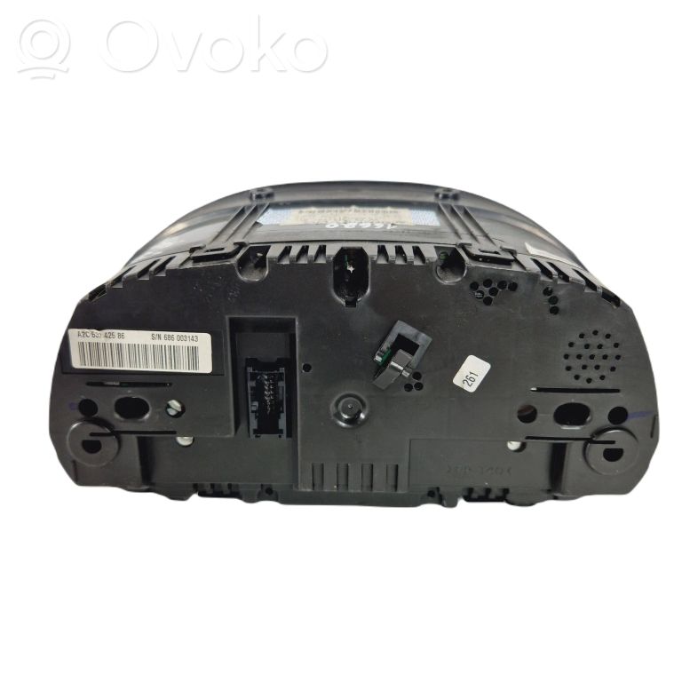 Speedometer (in the instrument panel)
