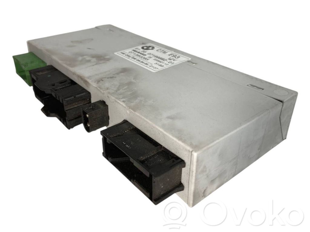 Convertible roof control unit