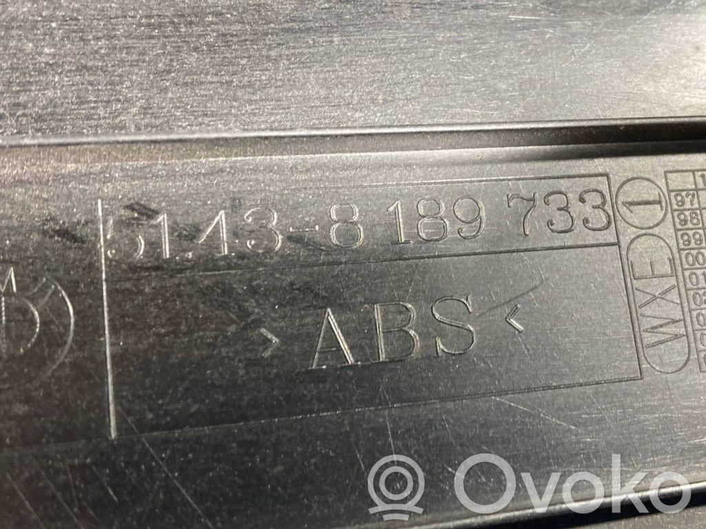 Kāju zonas sānu dekoratīvā apdare