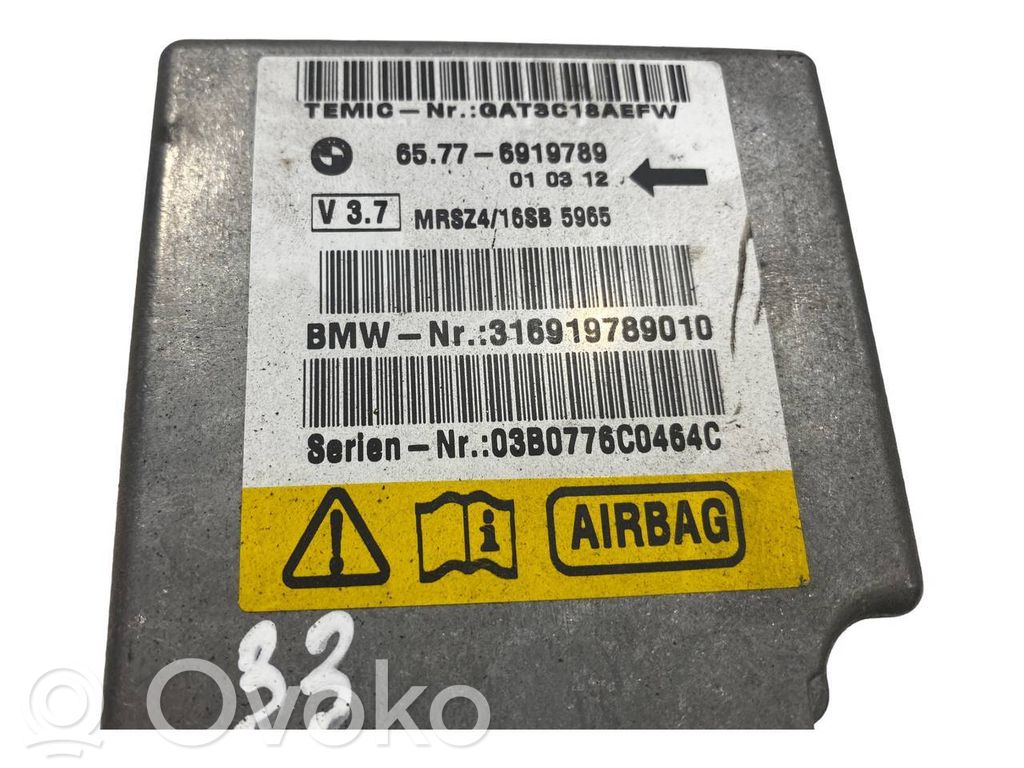 Gaisa spilvenu vadības bloks