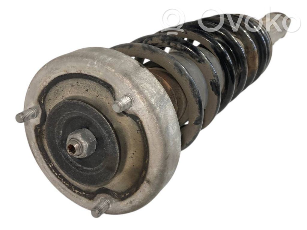 Rear shock absorber with spring