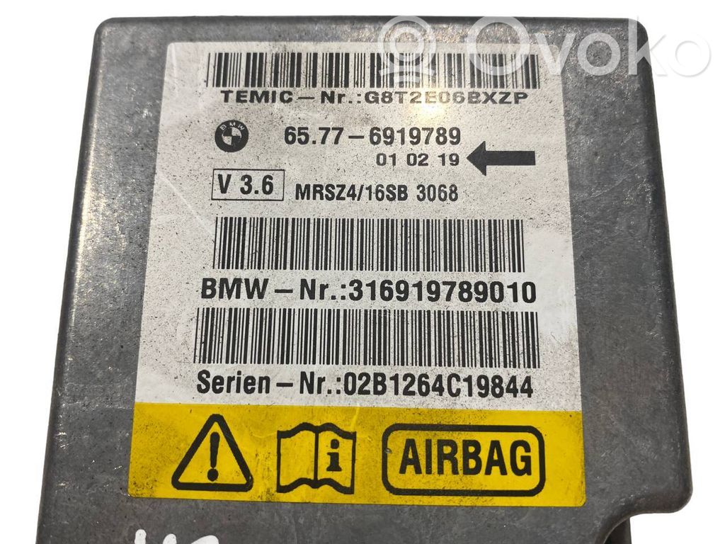 Gaisa spilvenu vadības bloks