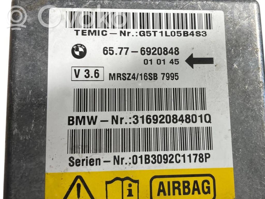 Gaisa spilvenu vadības bloks