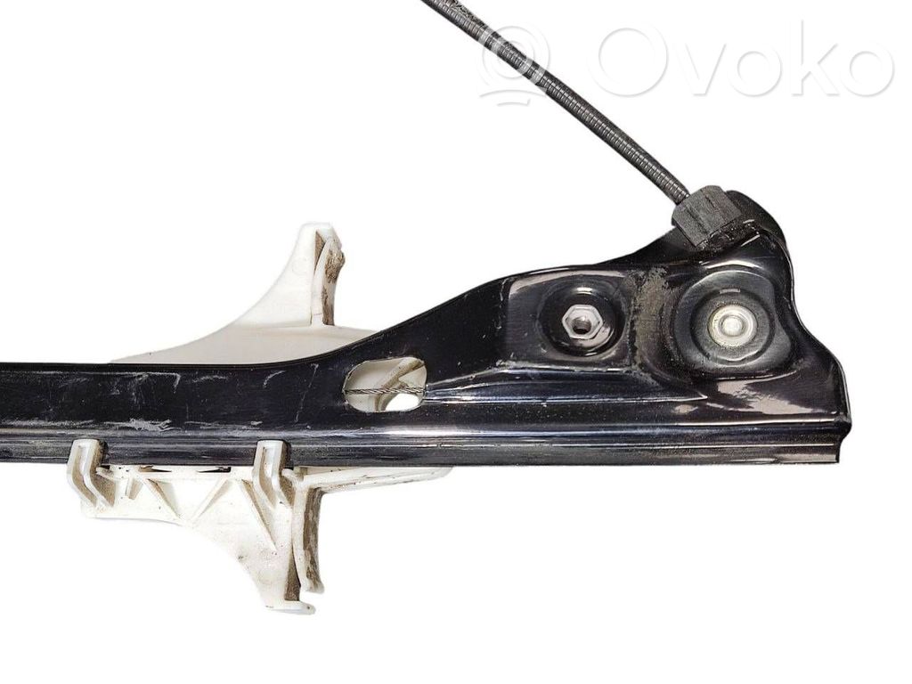 Rear electric window lift mechanism without motor