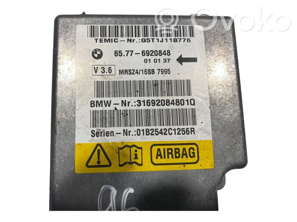 Gaisa spilvenu vadības bloks