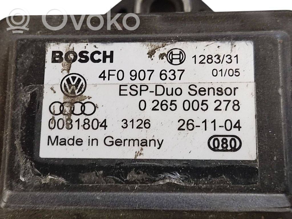 ESP (elektroniskās stabilitātes programmas) sensors (paātrinājuma sensors)