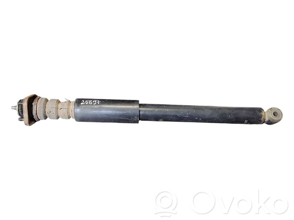 Rear shock absorber with spring