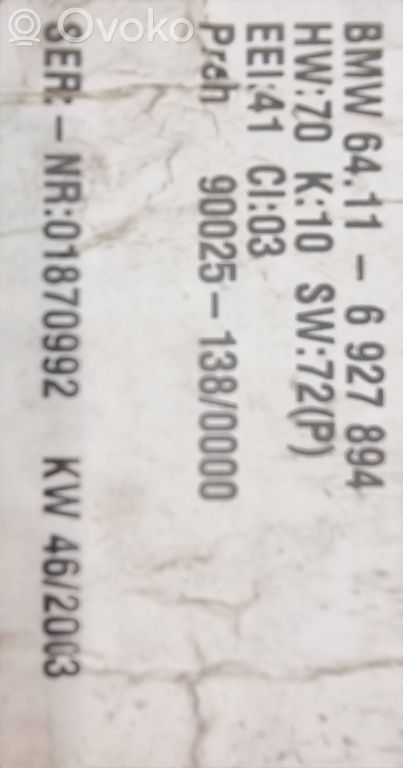 Gaisa kondicioniera / klimata kontroles / salona apsildes vadības bloks (salonā)