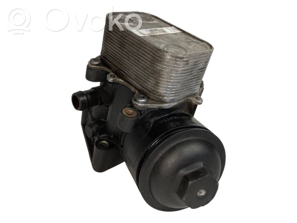 Oil filter holder/cooler