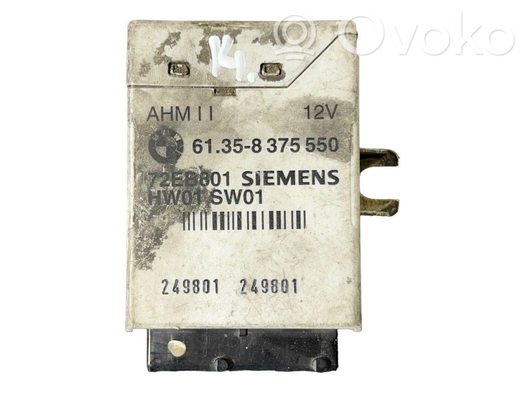 Trailer hitch control unit