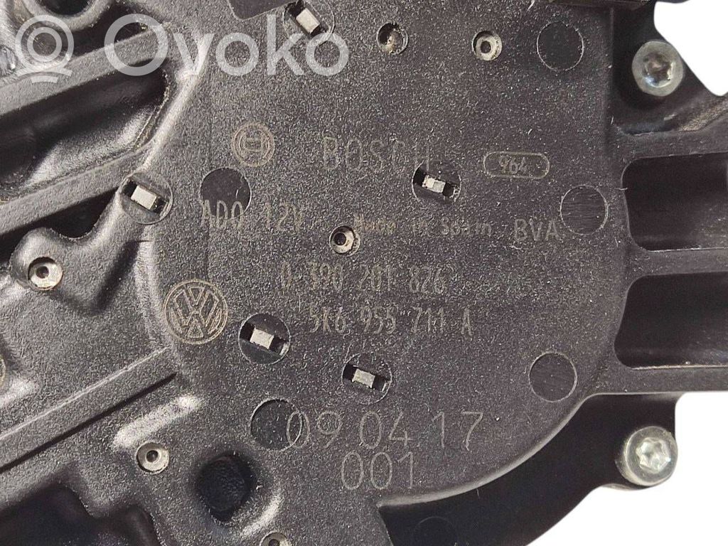 Aizmugurējā loga tīrītāja motoriņš