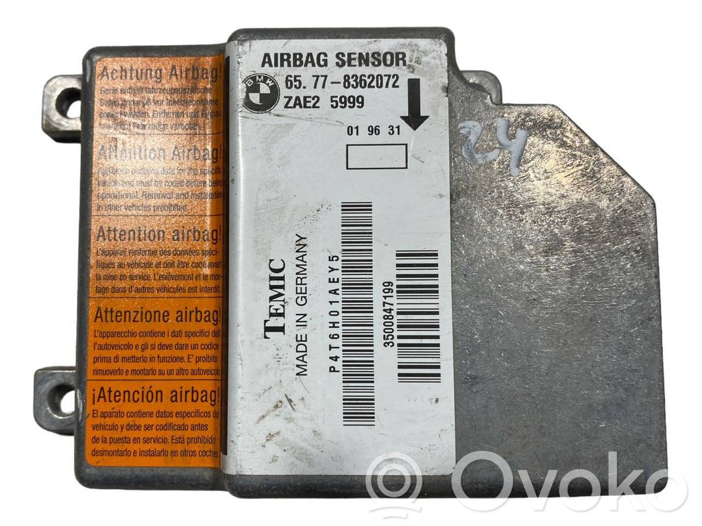 Gaisa spilvenu vadības bloks