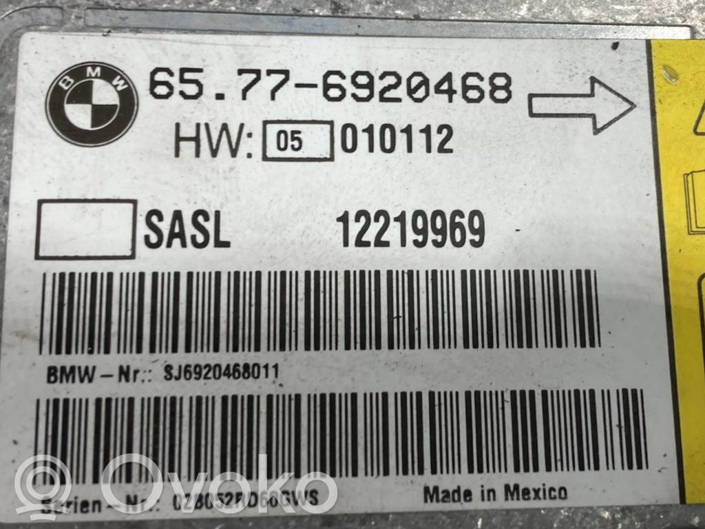 Блок управления подушками безопасности