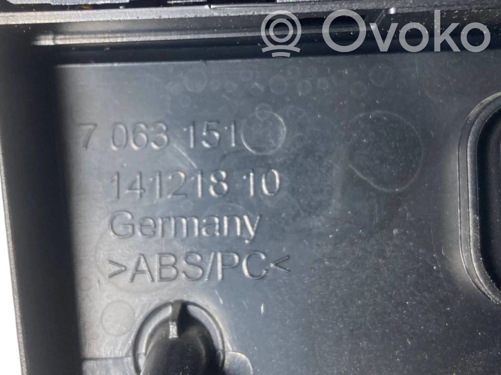 Gaisa kondicioniera / klimata kontroles / salona apsildes vadības bloks (salonā)