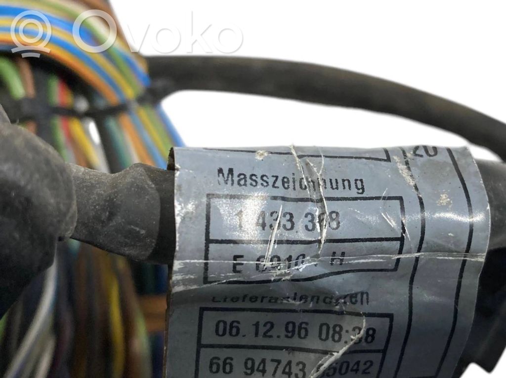 Dzinēja vadu instalācija