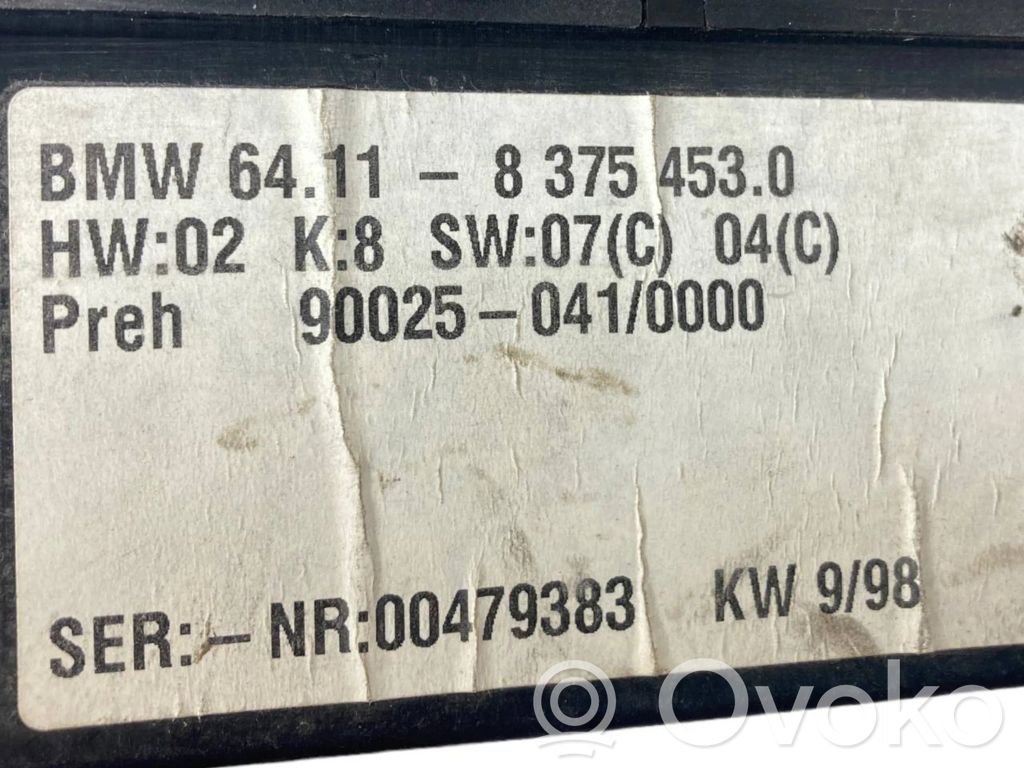 Gaisa kondicioniera / klimata kontroles / salona apsildes vadības bloks (salonā)