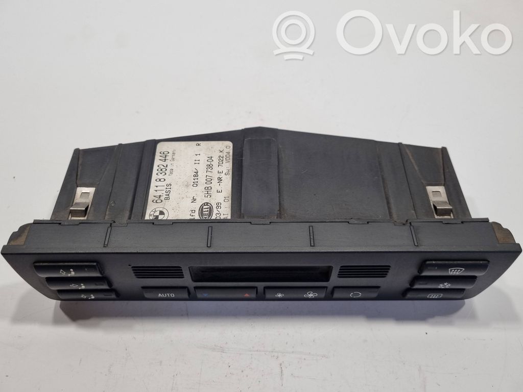 Air conditioning / climate control / interior heating control unit (in the passenger compartment)