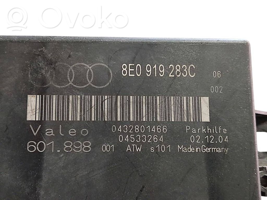 Parkošanas (PDC) vadības bloks