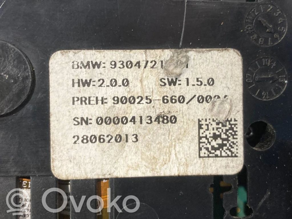 Блок управления кондиционером/климат-контролем/отоплением салона (в салоне)