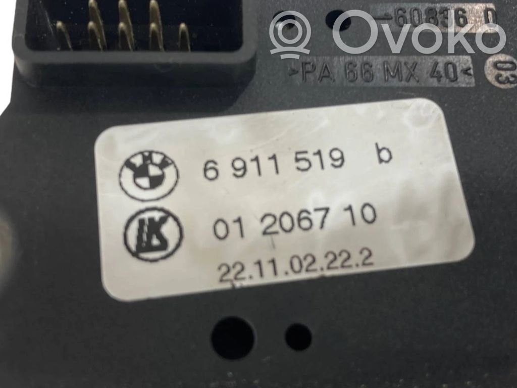 Wiper control button stalk