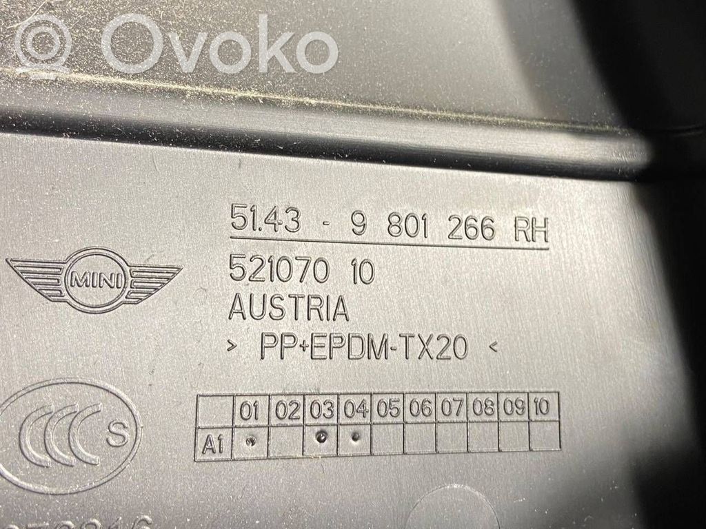 (B) statņa dekoratīvā apdare (apakšdaļa)
