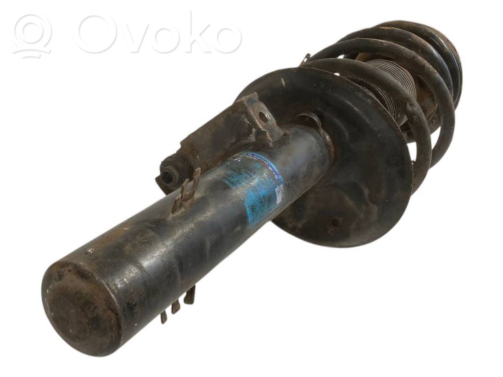 Front shock absorber with spring