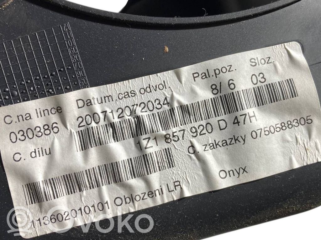 Paneļa dekoratīvās apdares vairogs (apakšējais)