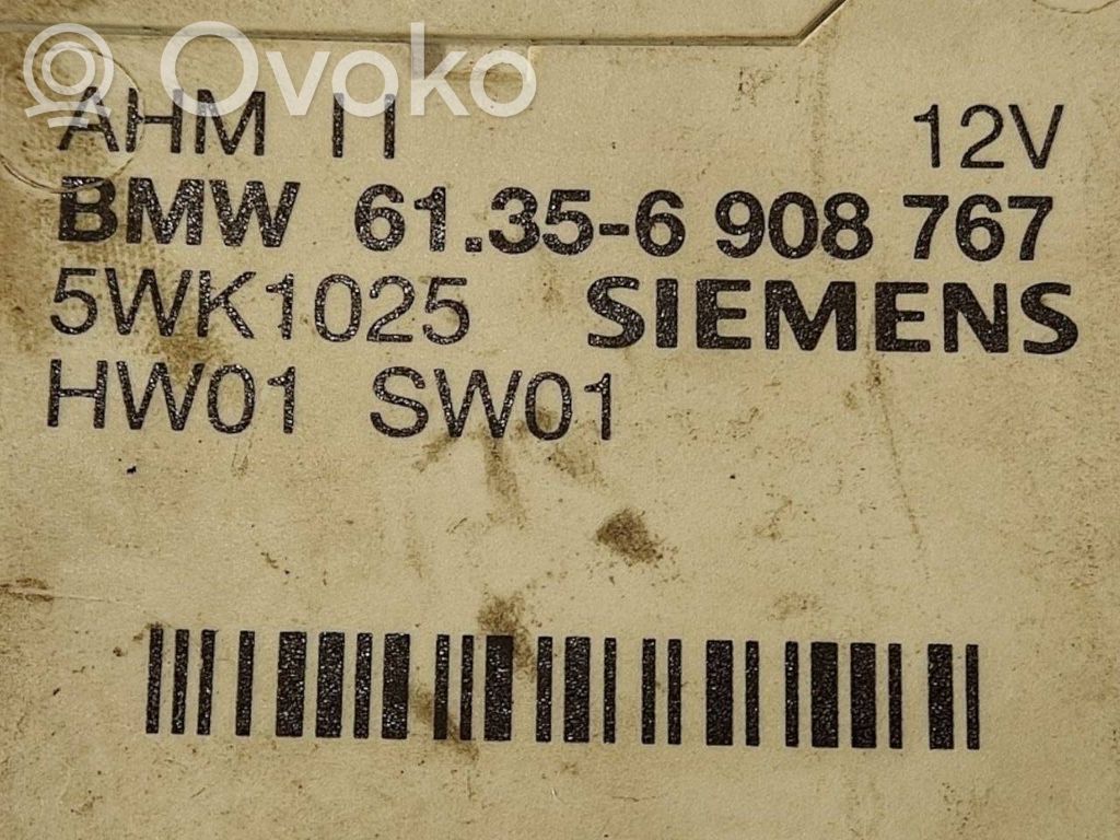 Trailer hitch control unit