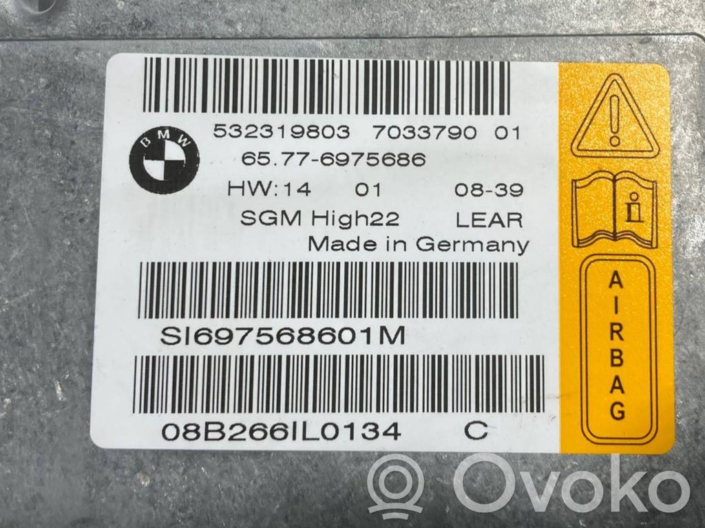 Gaisa spilvenu vadības bloks