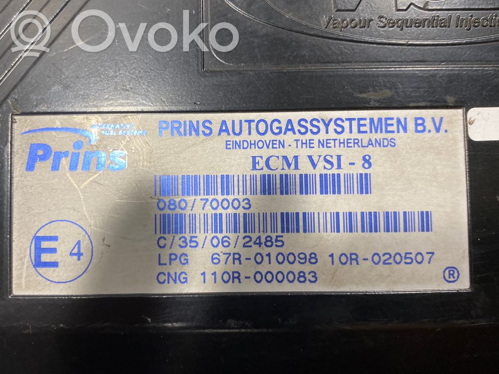 Gāzes iekārtas vadības bloks