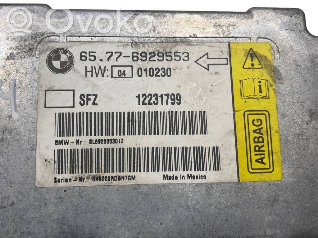 Gaisa spilvenu vadības bloks