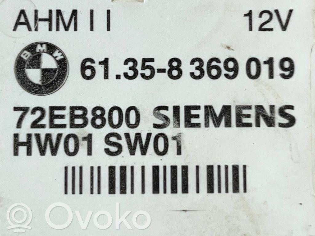 Trailer hitch control unit