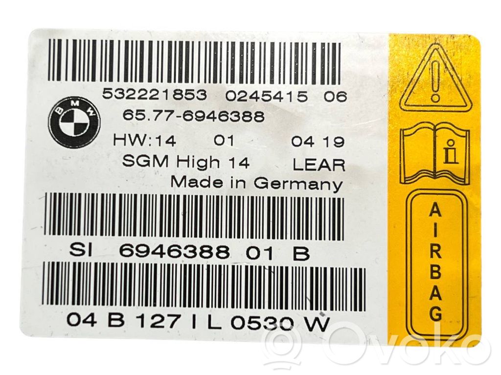 Gaisa spilvenu vadības bloks