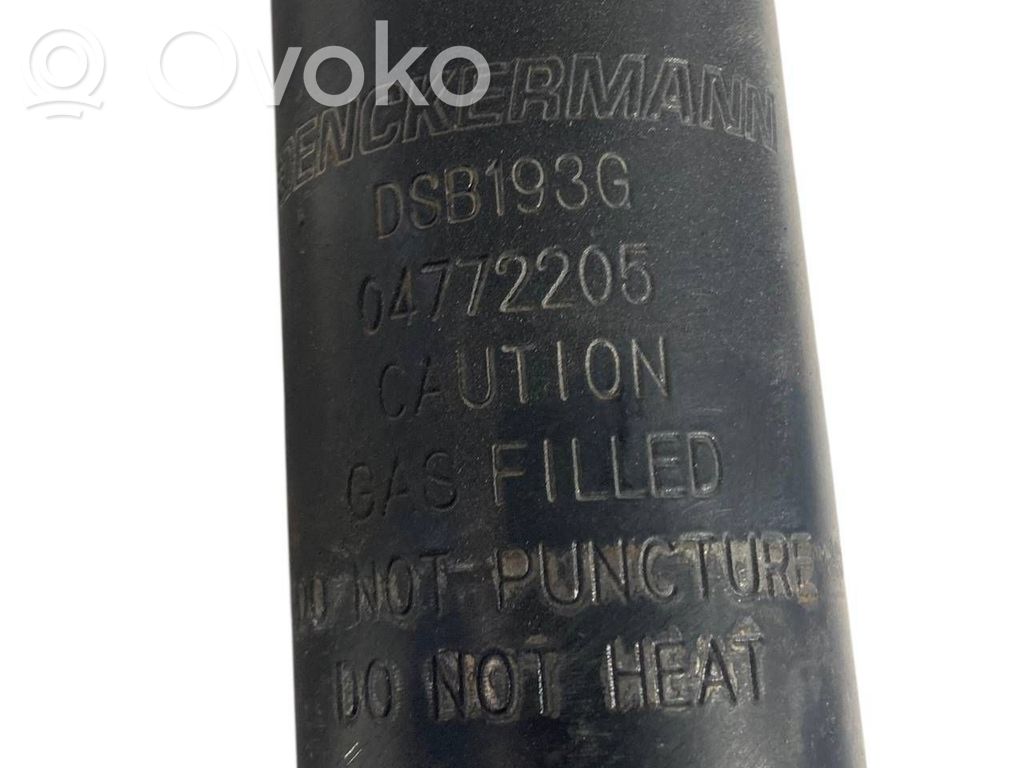 Front shock absorber with spring