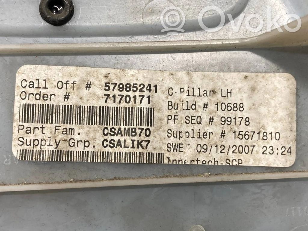 (C) statņa dekoratīvā apdare